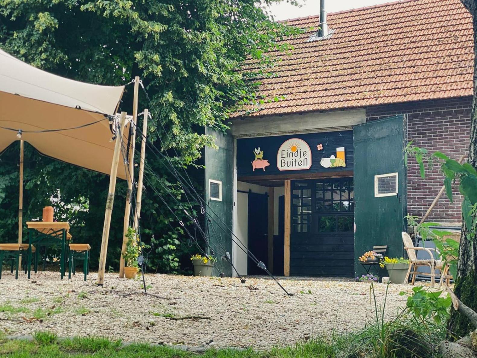 Bell Tent In Een Voedselbos Nederweert-Eind Exterior photo